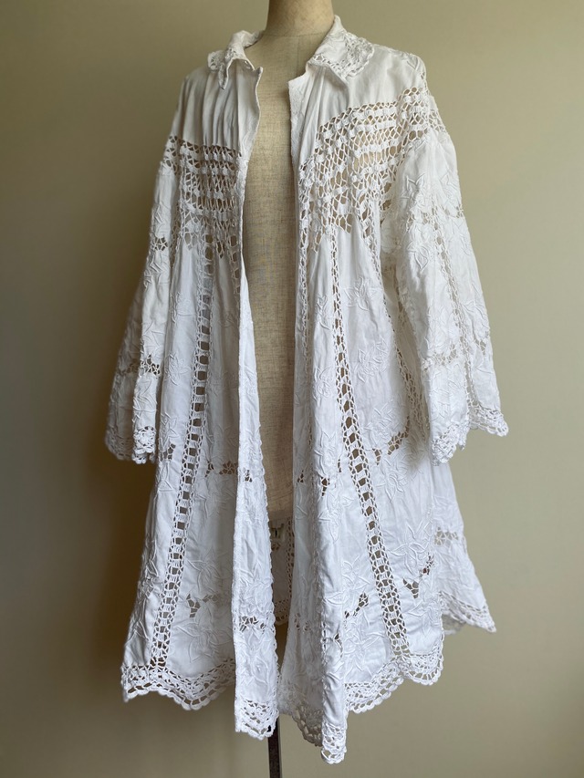 70s Cotton Lace Jacket