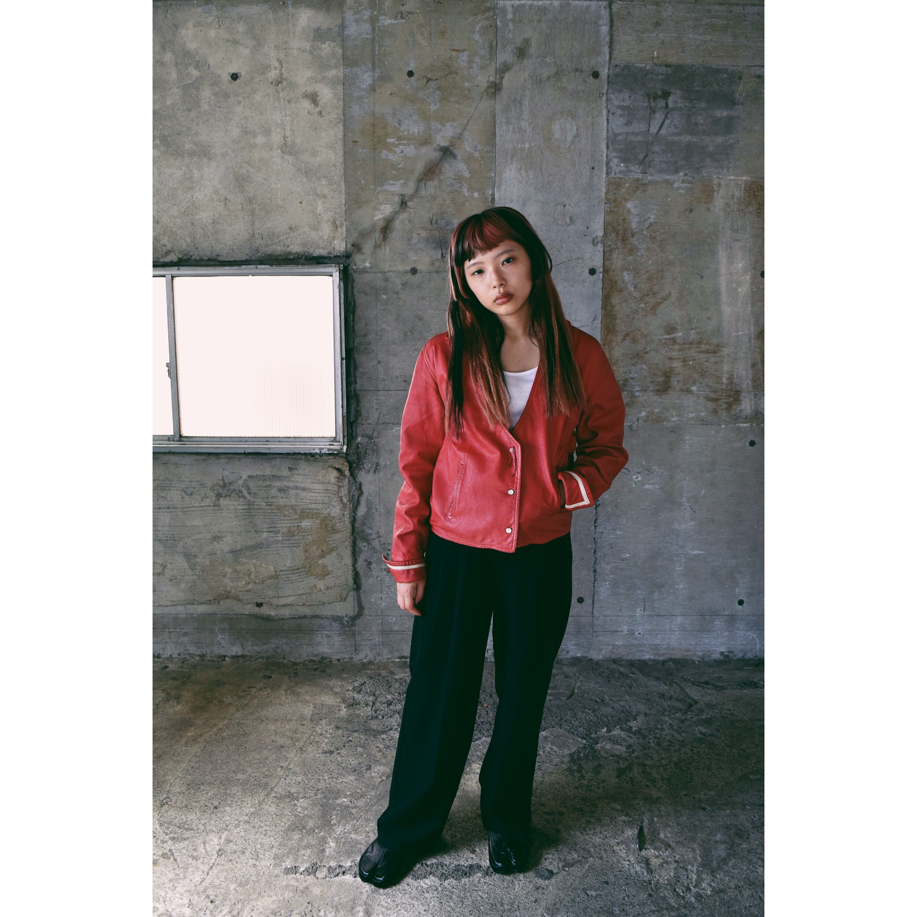 80～90s Reed sportswear leather blouson | 古着屋 grin days memory