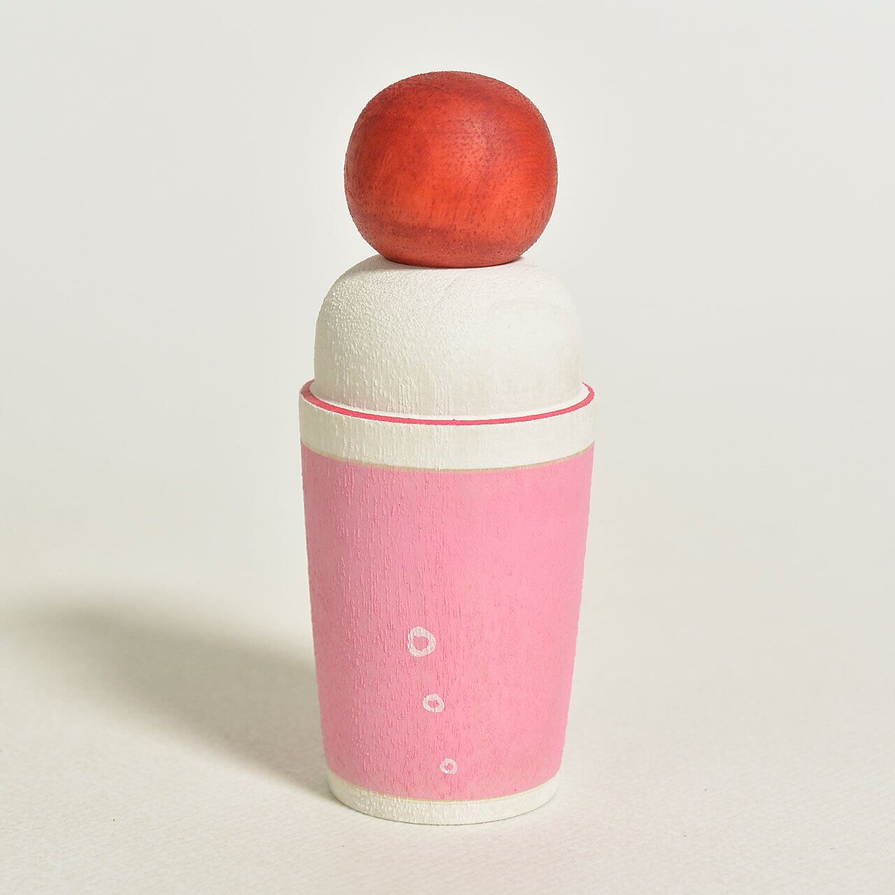 クリームソーダちゃんえじここけし 約2寸 約6cm 鈴木明 工人（作並系