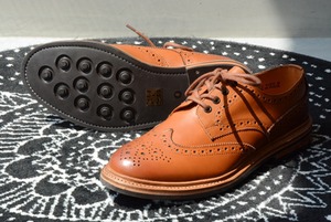 Southend on Sea(サウスエンドオンシー)ウイングチップレザーシューズ(SOS-1100-61)TAN(60)