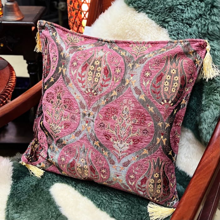 キリム クッションカバー ペルシャ トルコ 幾何学模様 冬用