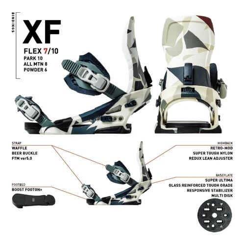 FLUX 26/27 『 XF - MHAK CAMO 』 スノーボード バインディング オール