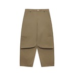 Patch Wide Baggy Full-Length Pants ◇2color H0899