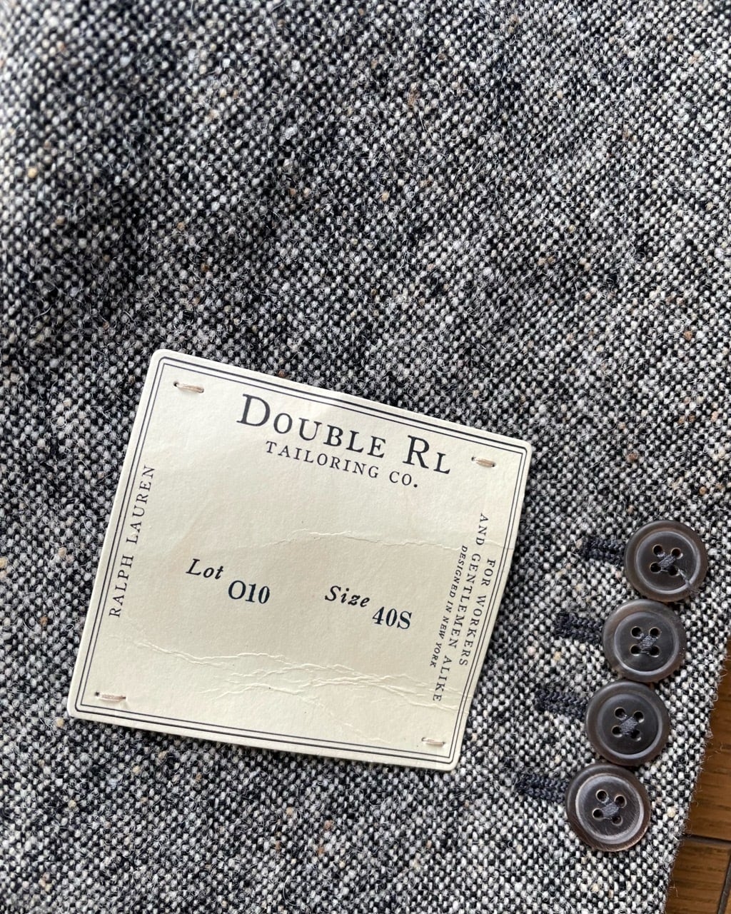 【希少】 RRL 三つ星 USA製 テーラード ツイード ジャケット 42 105d8214c1a28cc8704b1ca2ba3ee9