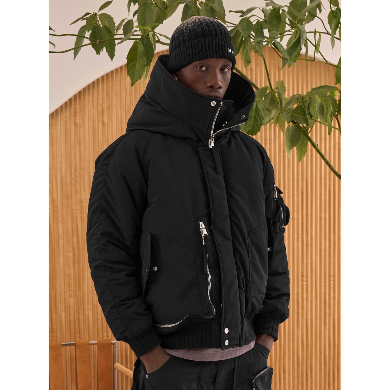 MLVINCE / N-2B jacket　black