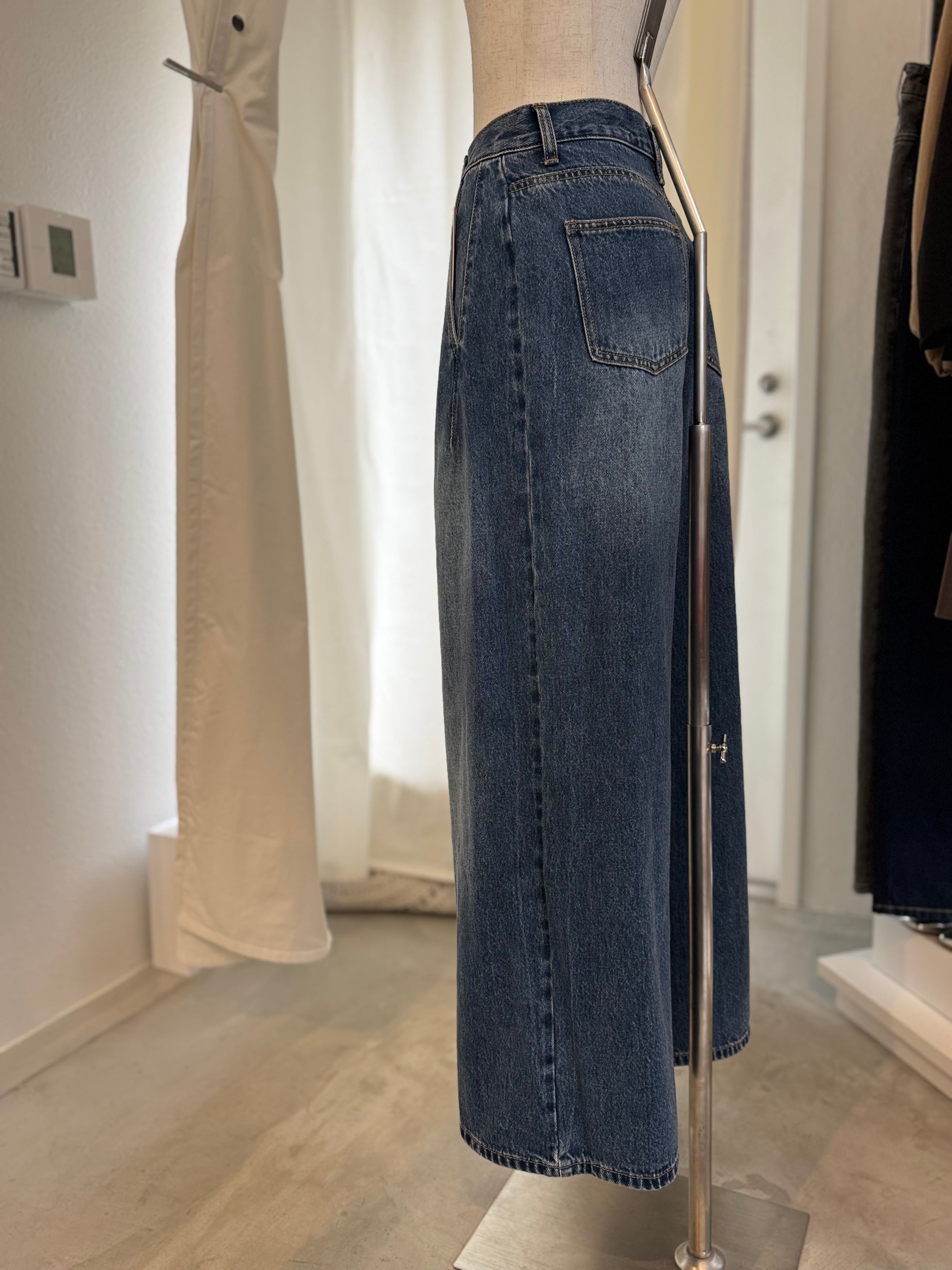 【PASSIONE】ワイドデニムパンツ 536616