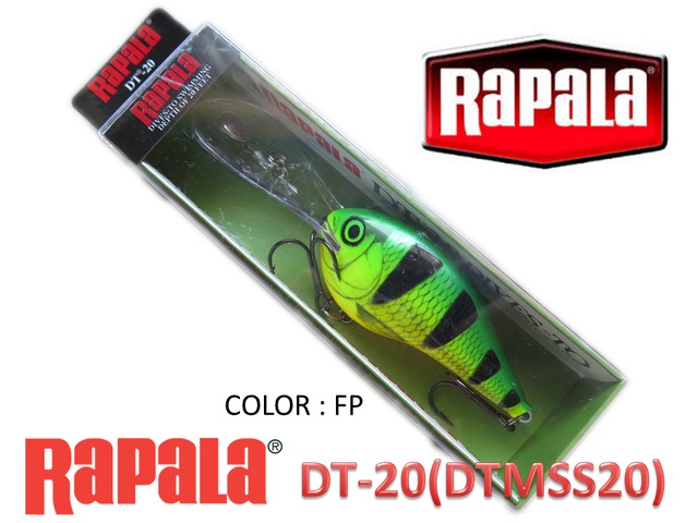 ラパラ　Rapala　DT20(DTMSS20)　FP(Fire Perch） F-L47-03