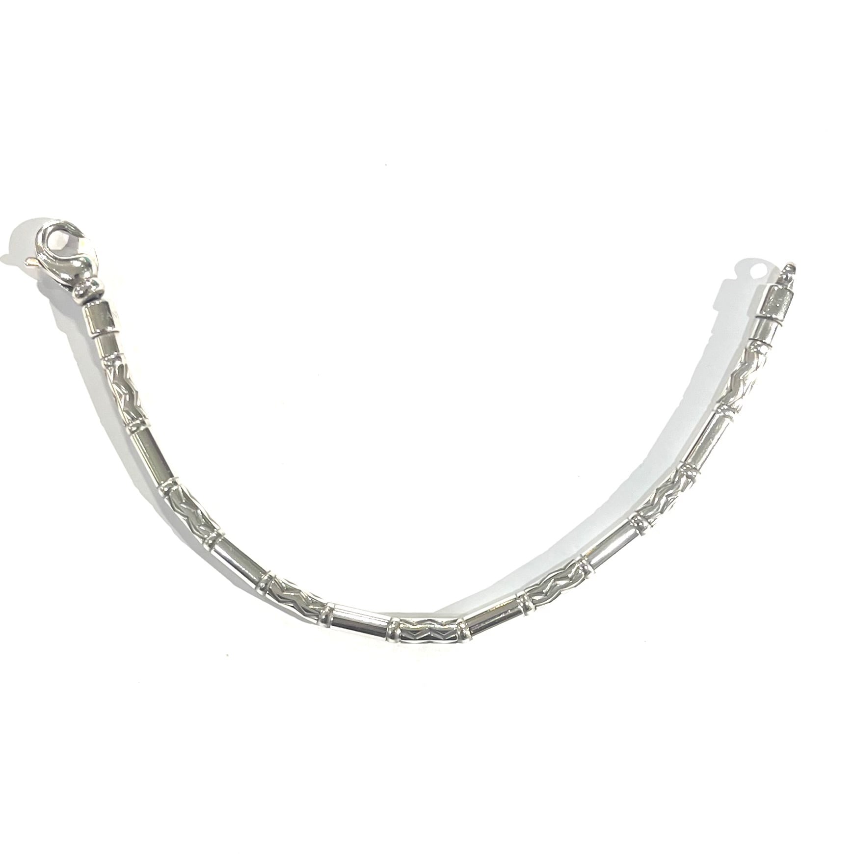 希少【TIFFANY&CO.】2924 German ZigZagブレスレット幾何学 シルバー