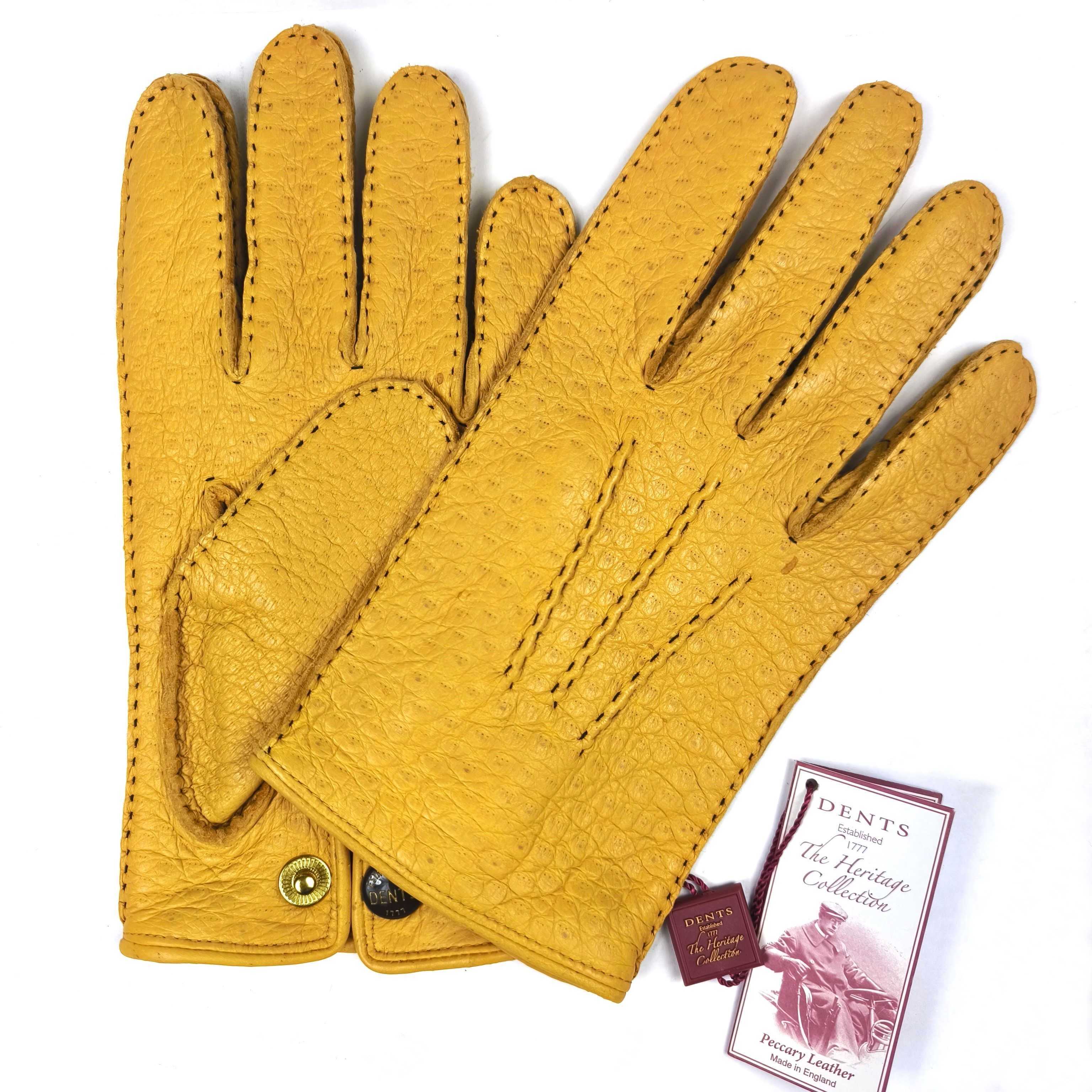 ★定価11.7万円超・新品未使用★ デンツ DENTS ペッカリーアンライニンググローブ 手袋 コルク サイズ7.5(Mサイズ相当) 純正BOX付属