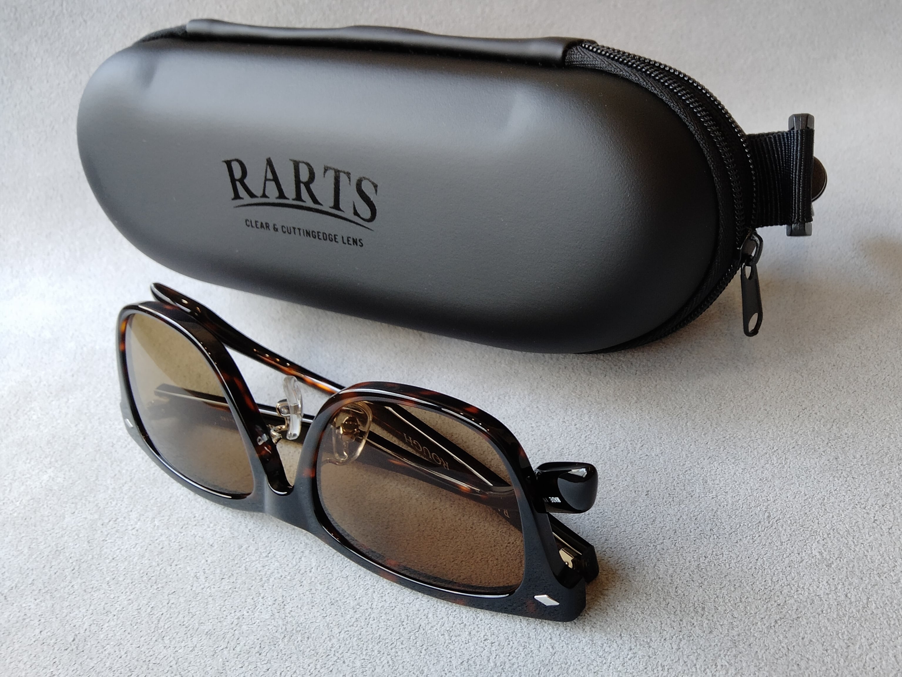 RARTS（アーツ）偏光lensサングラス「ROUGH ラフ」RS-101/4.DEMI BROWN