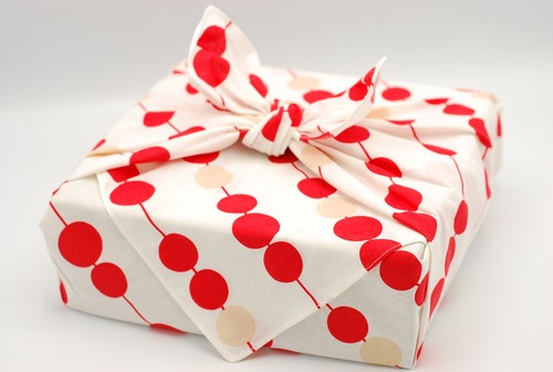 風呂敷包みギフトセット　紅白結び