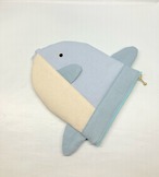 マンボウ　フラットポーチ｜とりさん工房ーかわいいハンドメイドポーチ