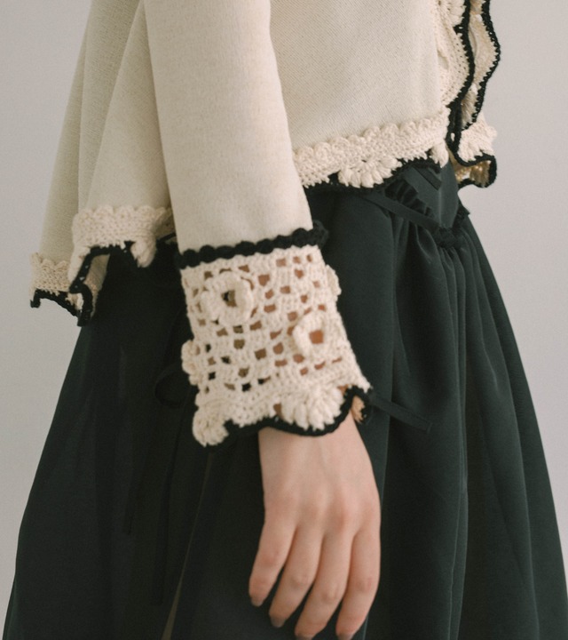 Crochet edging CD・C/#ecru