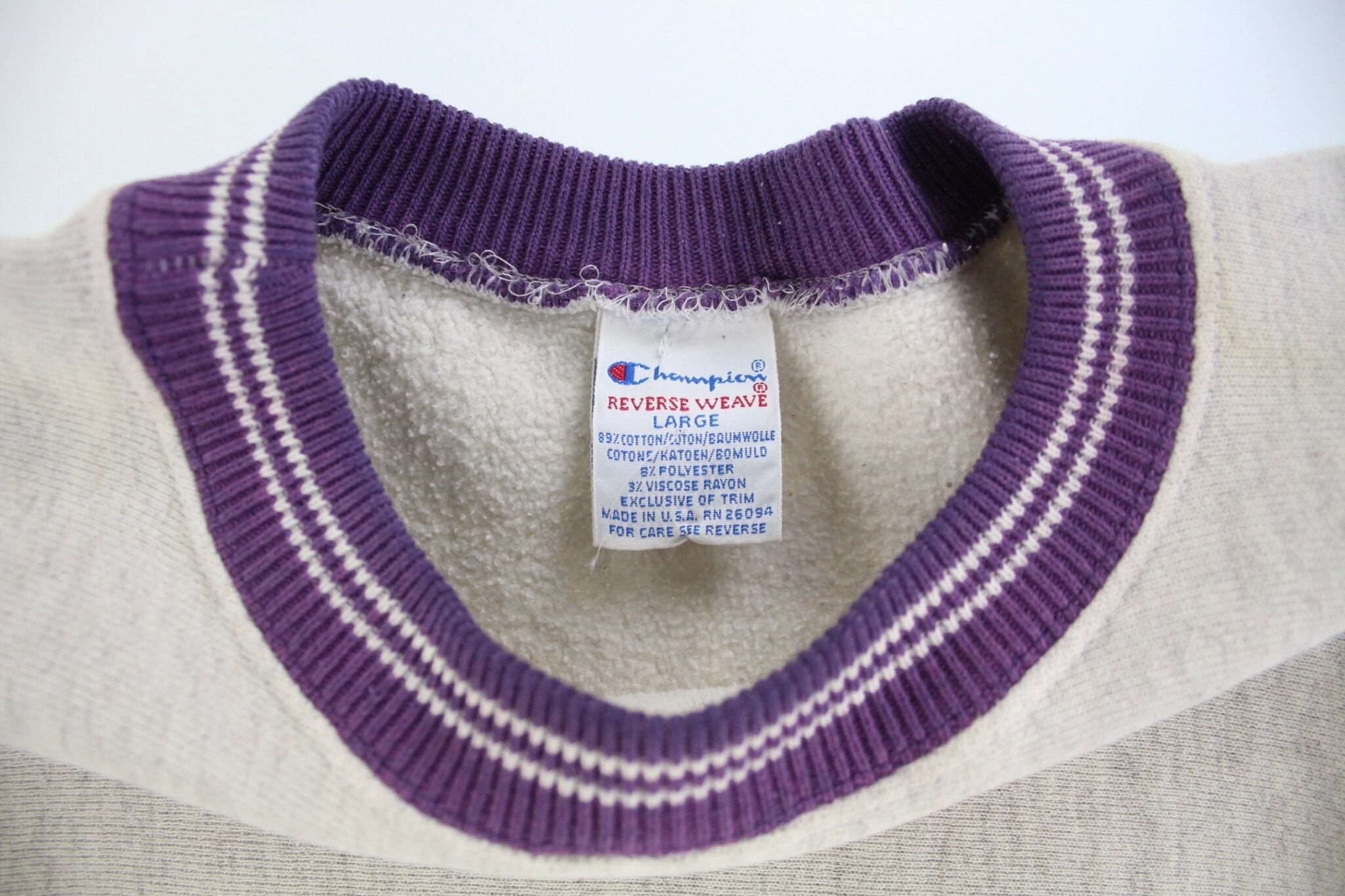 1990's vintage Champion reverse weave リブデザイン スウェット