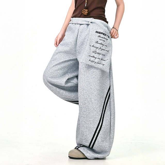 フロントフラップタイポグラフィパンツ 2col R01266