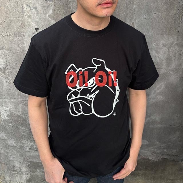 Oi! Oi! BULLDOG Tシャツ BLACK | NEVERTRUST