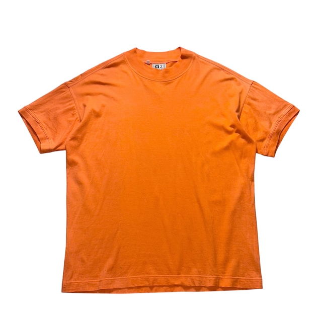 vintage V2 by VERSACE orange color mock neck tee