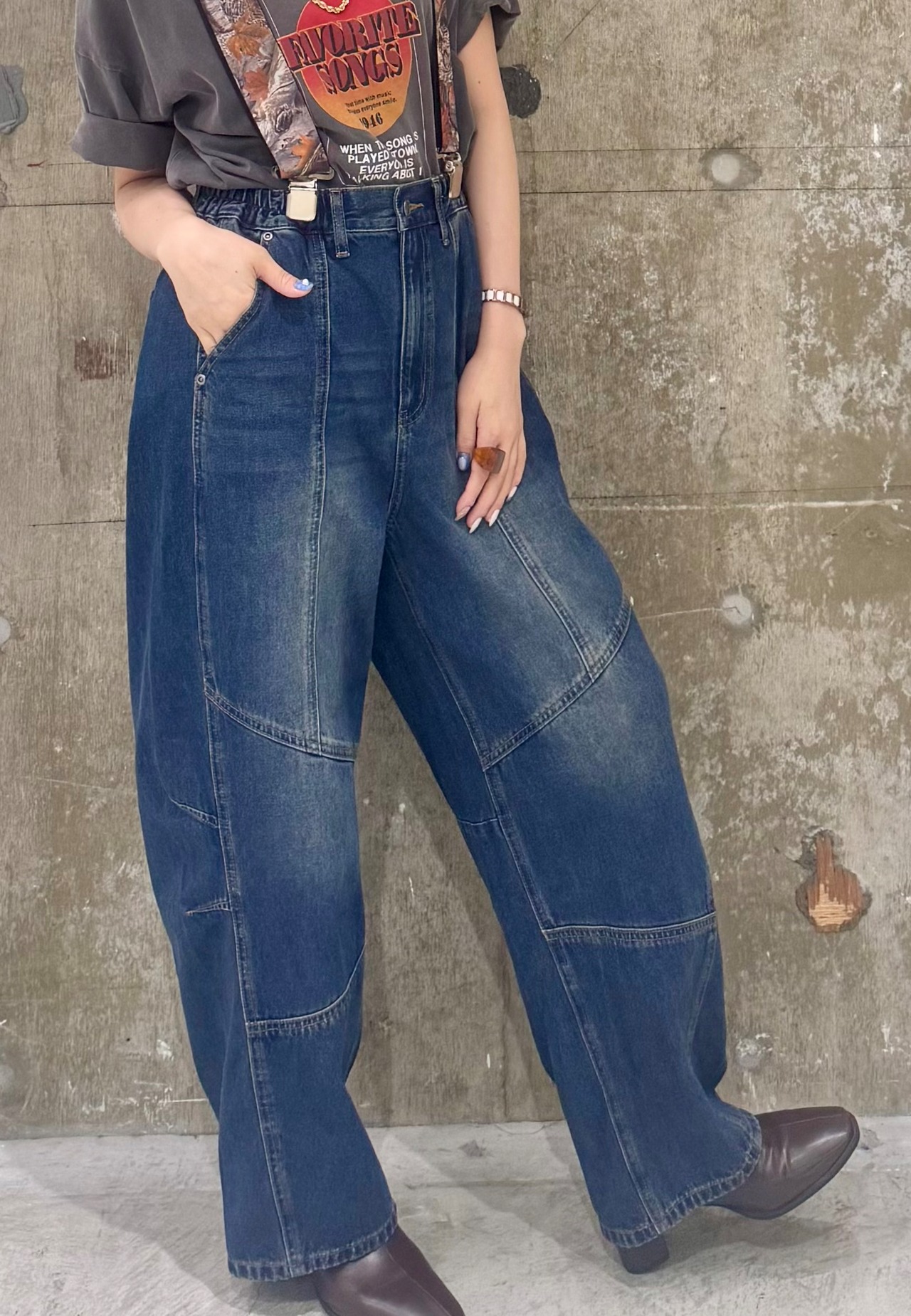 SENO バルーンデニムパンツ