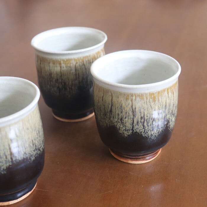 益子焼 健一窯 湯呑み 大 Mashiko-yaki Tea cup #506