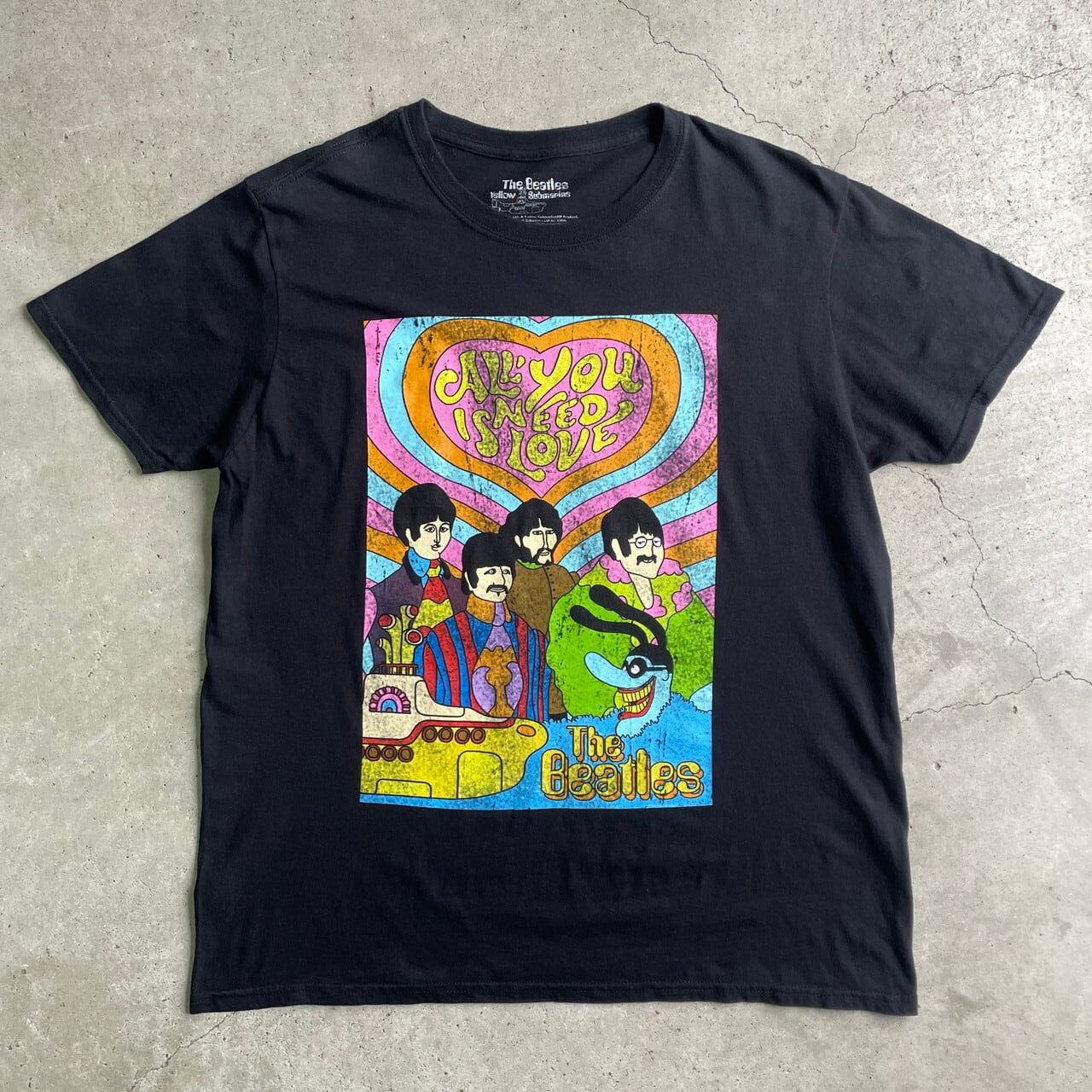 THE BEATLES ビートルズ ALL YOU NEED IS LOVE バンドTシャツ メンズL