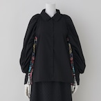 J_O×FUMIE=TANAKA ボールシャツ【J_O7×ブラック】