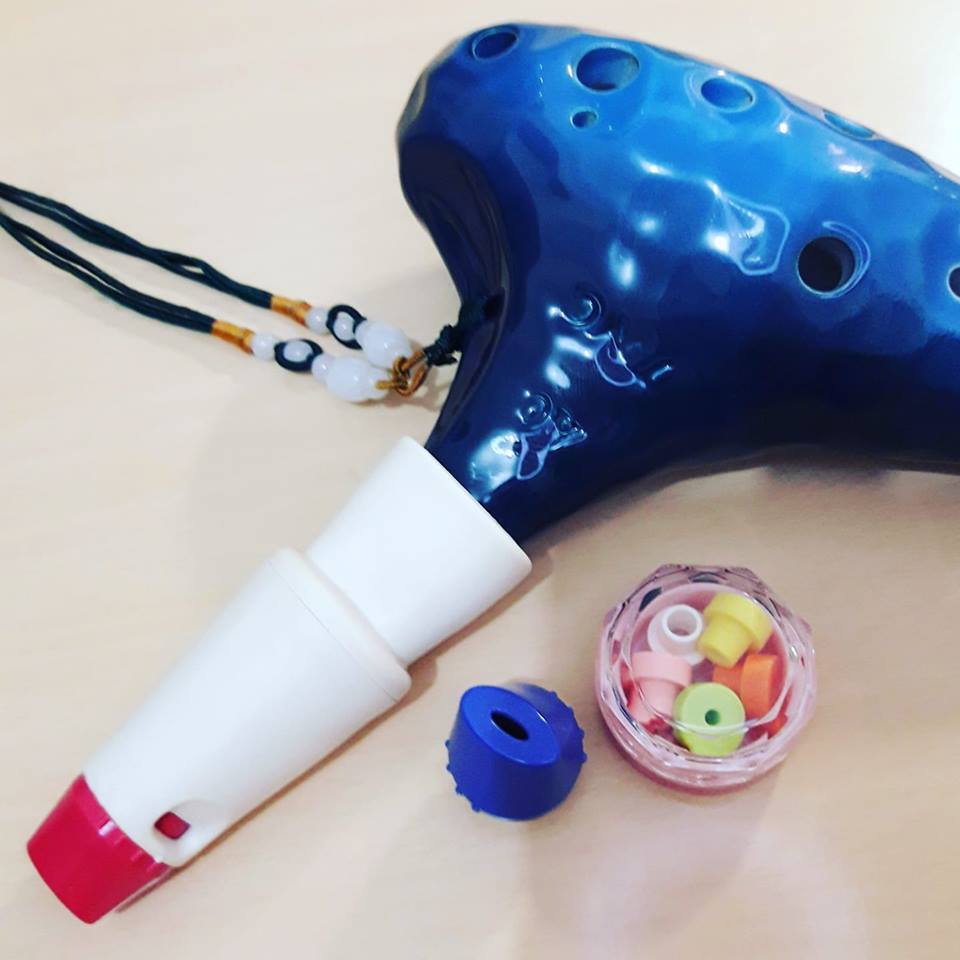 吹けるん」― 基本パッケージ（オカリナ用弱音補助装置） | みると