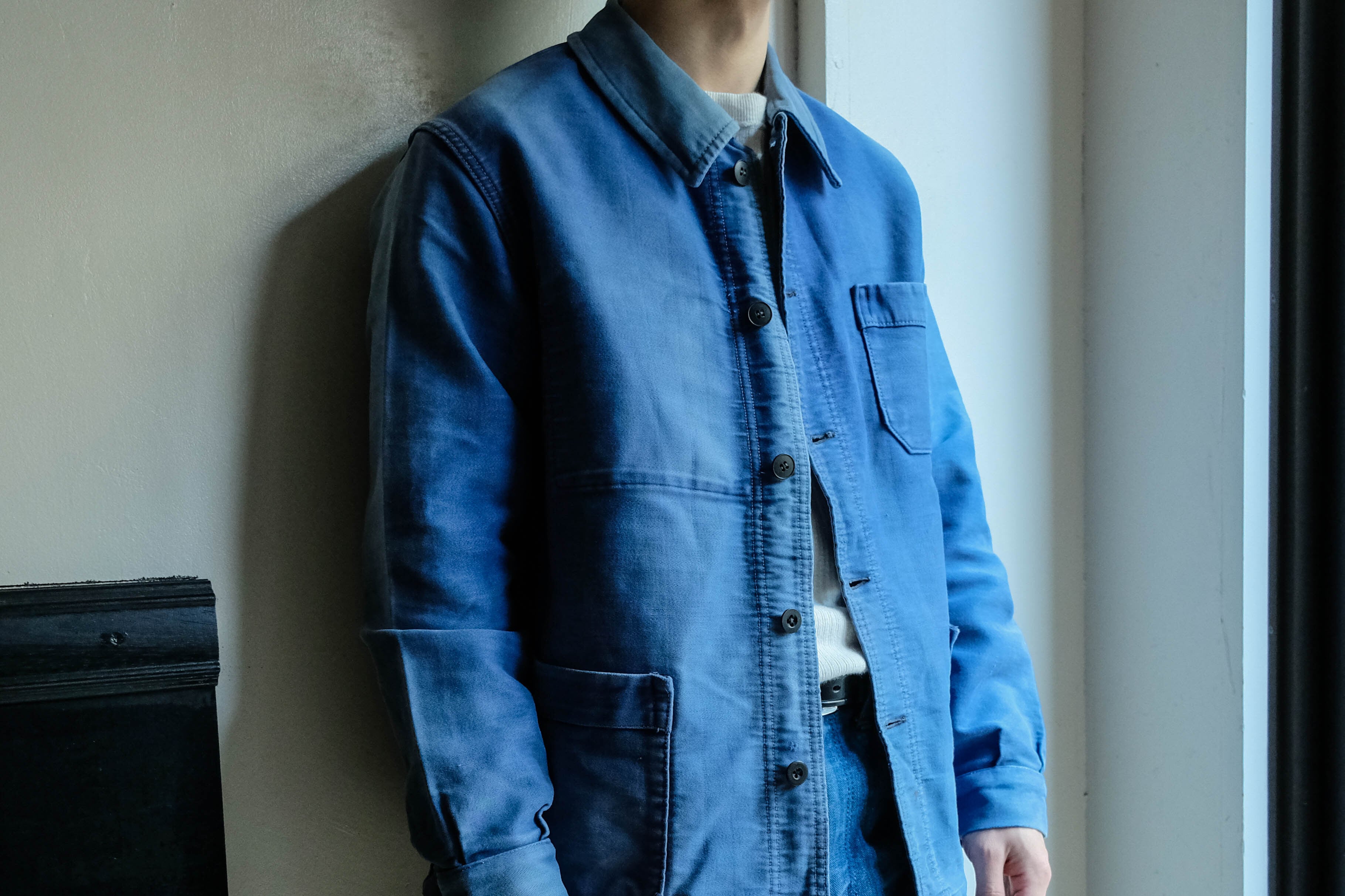 1950s LE POPULAIRE ブルーモールスキンジャケット a | militaria & encore powered by BASE