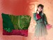 【在庫限定】もの金ポーチ：野薔薇（河童）『もののけたちの金の玉』