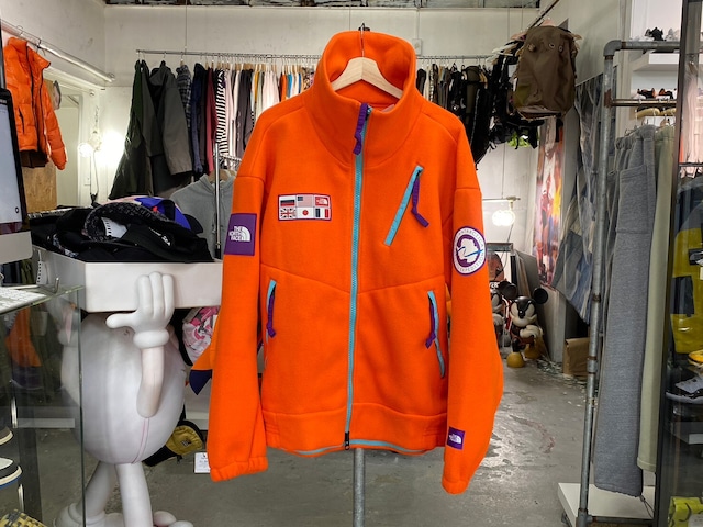 均一PRICE‼ THE NORTH FACE TAE FLEECE FULL ZIP JACKET RED ORANGE LARGE NF0A5GF1A6M 43612