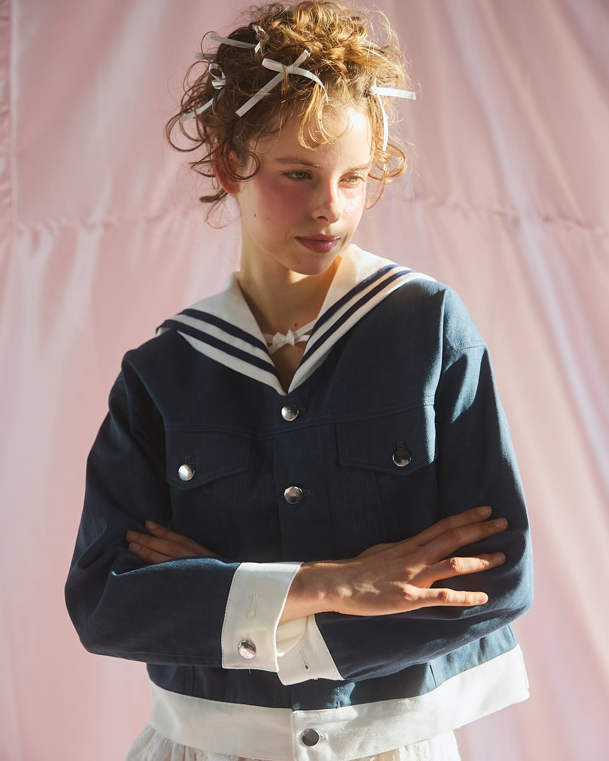 S/S セーラーデニムジャケット | lilLilly official webstore