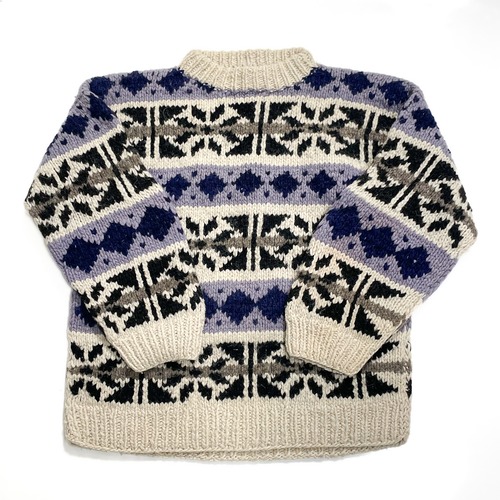 Old Ecuador Hand Knit Sweater