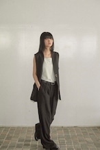 DU250501 linen like wide straight pants【T sizeあり】【Re Stock】【残り僅か】