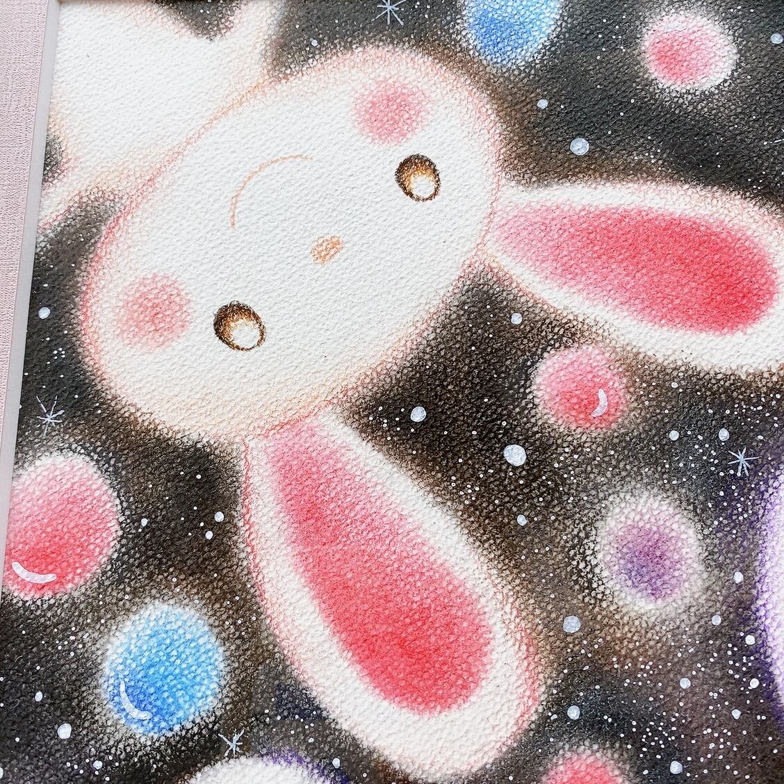 ほっとする絵【うさぎちゃんの優しい世界】おうちにホスピタルをアート