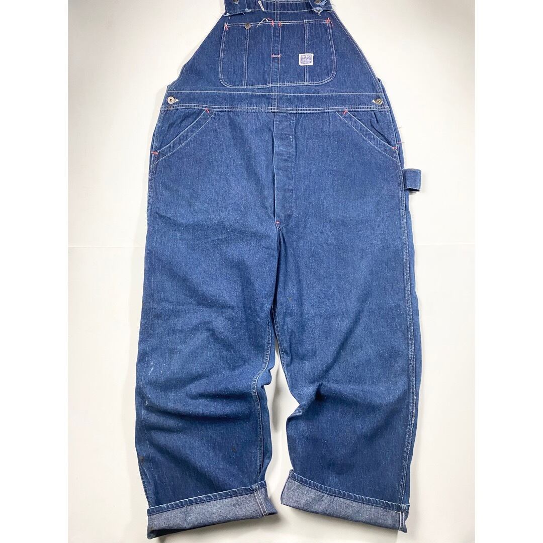 vintage 1940's WW II PAYDAY denim overalls “squarebak” | NOIR ONLINE