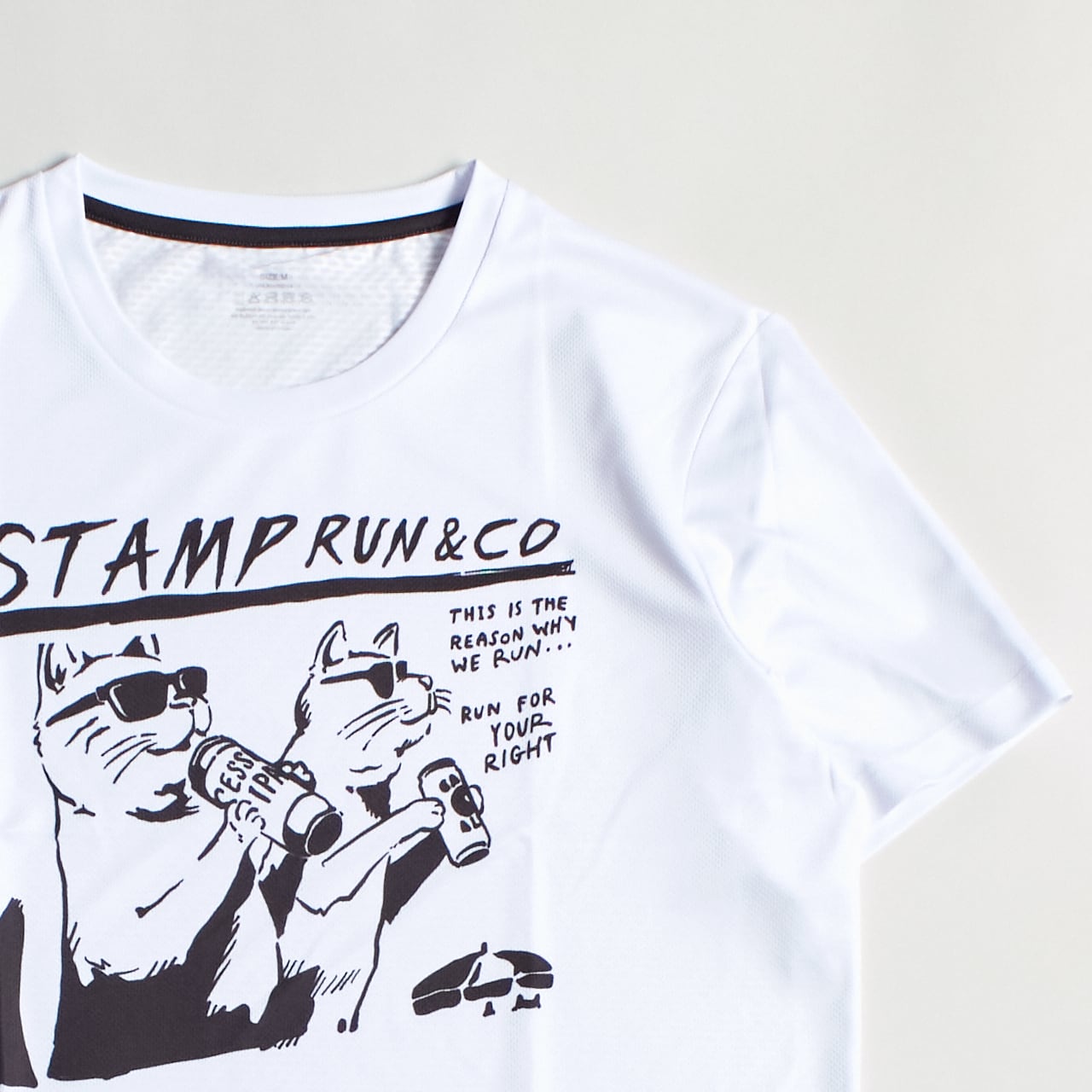 STAMP RUN&CO（スタンプランアンドコー）STAMP GRAPHIC RUN TEE (TWO