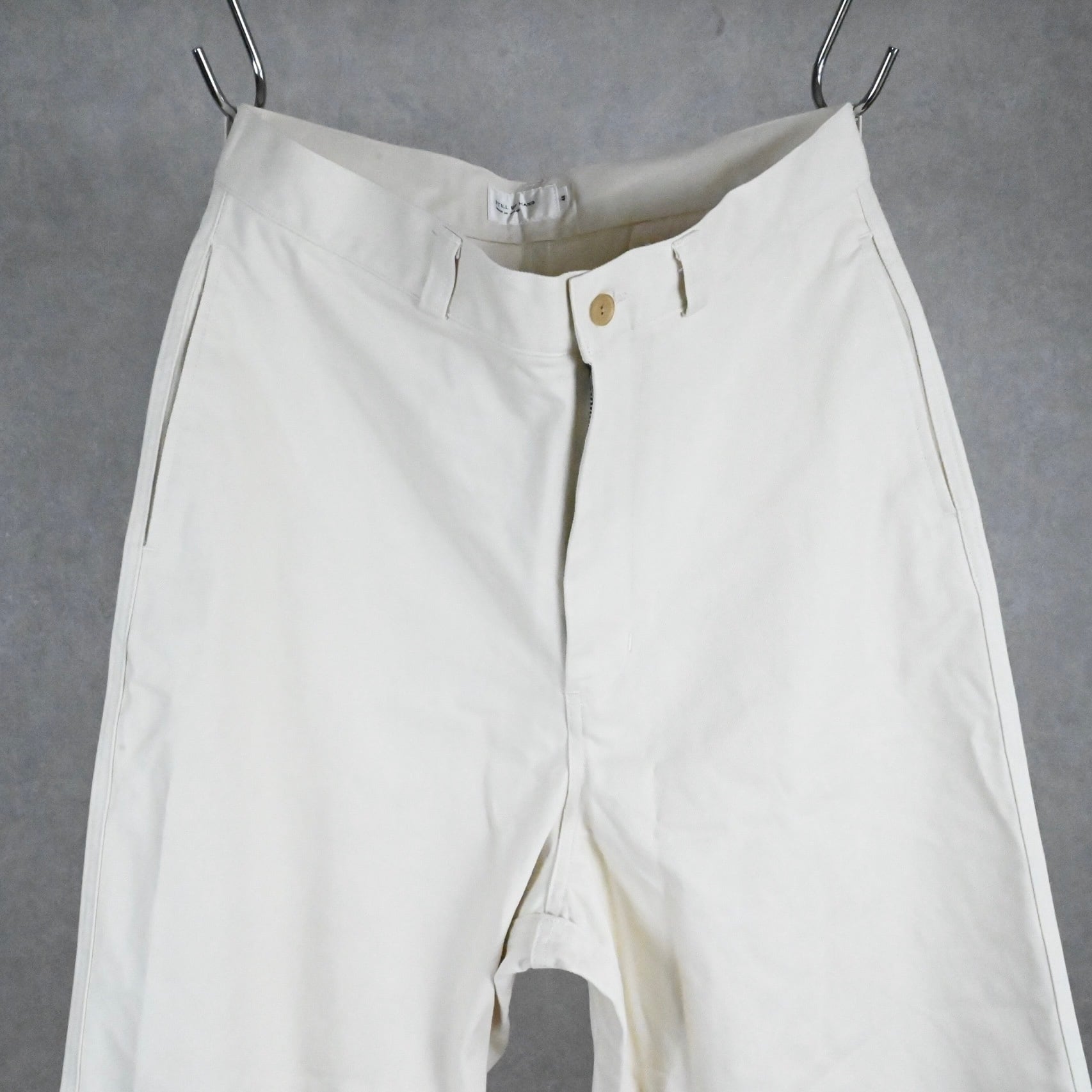 STILL BY HAND】PEACH SKIN WIDE TROUSERS スティルバイハンド ピーチ