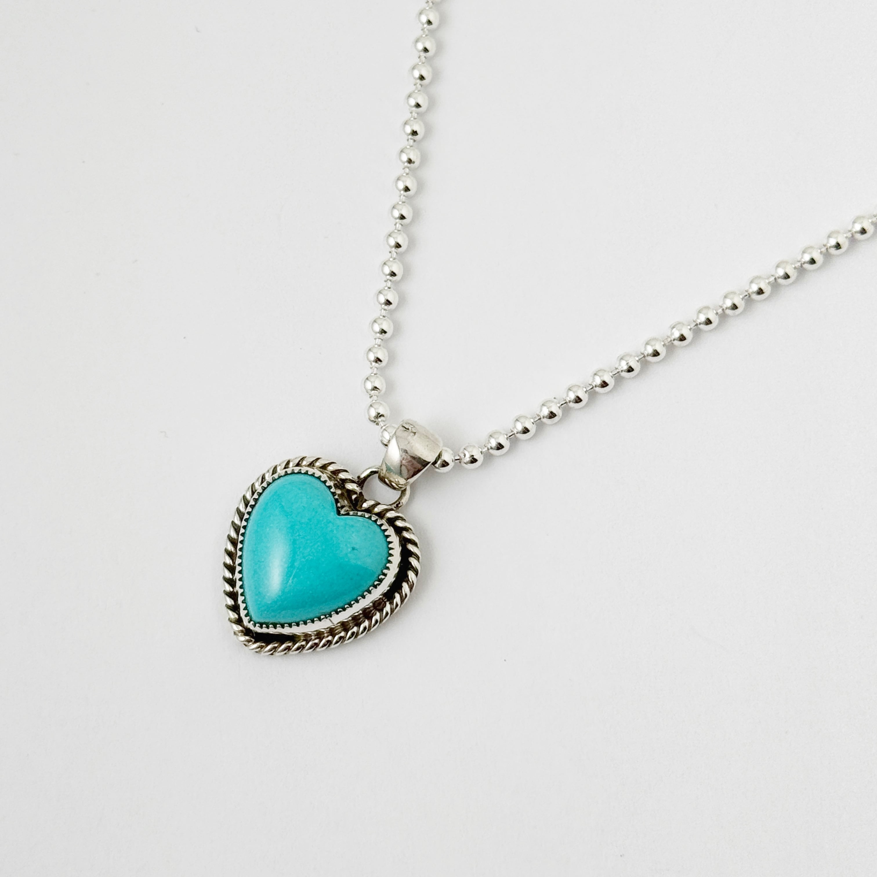再入荷】《Indian Jewelry 》 キングマン ターコイズ ハート