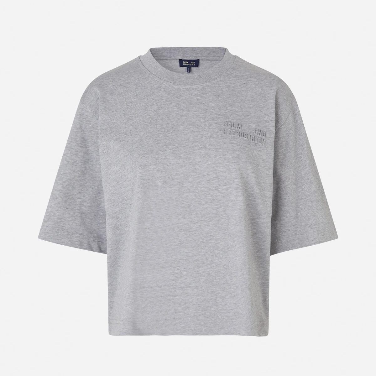 BAUM UND PFERDGARTEN JIANA COTTON TEE GREY MELANGE