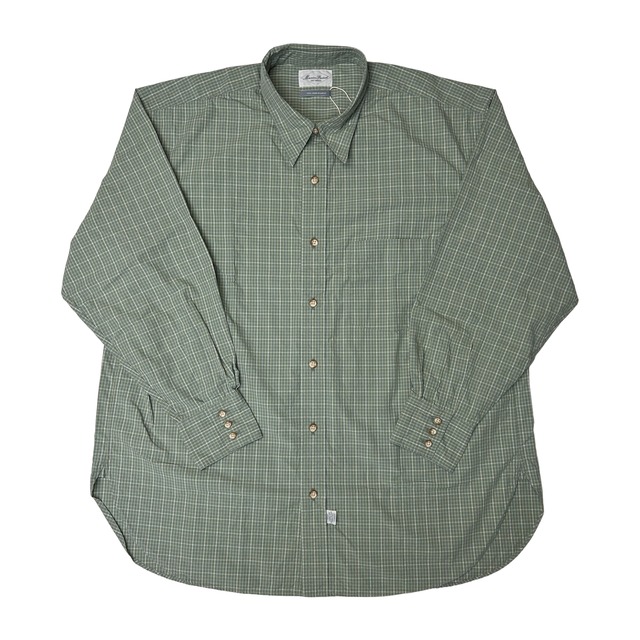 【Marvine Pontiak Shirt Makers】3 Button Regular Collar SH(Green CH)〈国内送料無料〉在庫あり※メーカーの意向によりオンラインストアでのカート機能でのご注文不可となります。