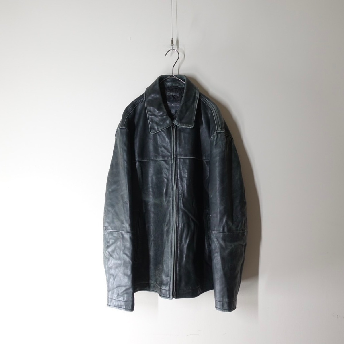 OLD PERRY ELLIS Leather blouson | no bad