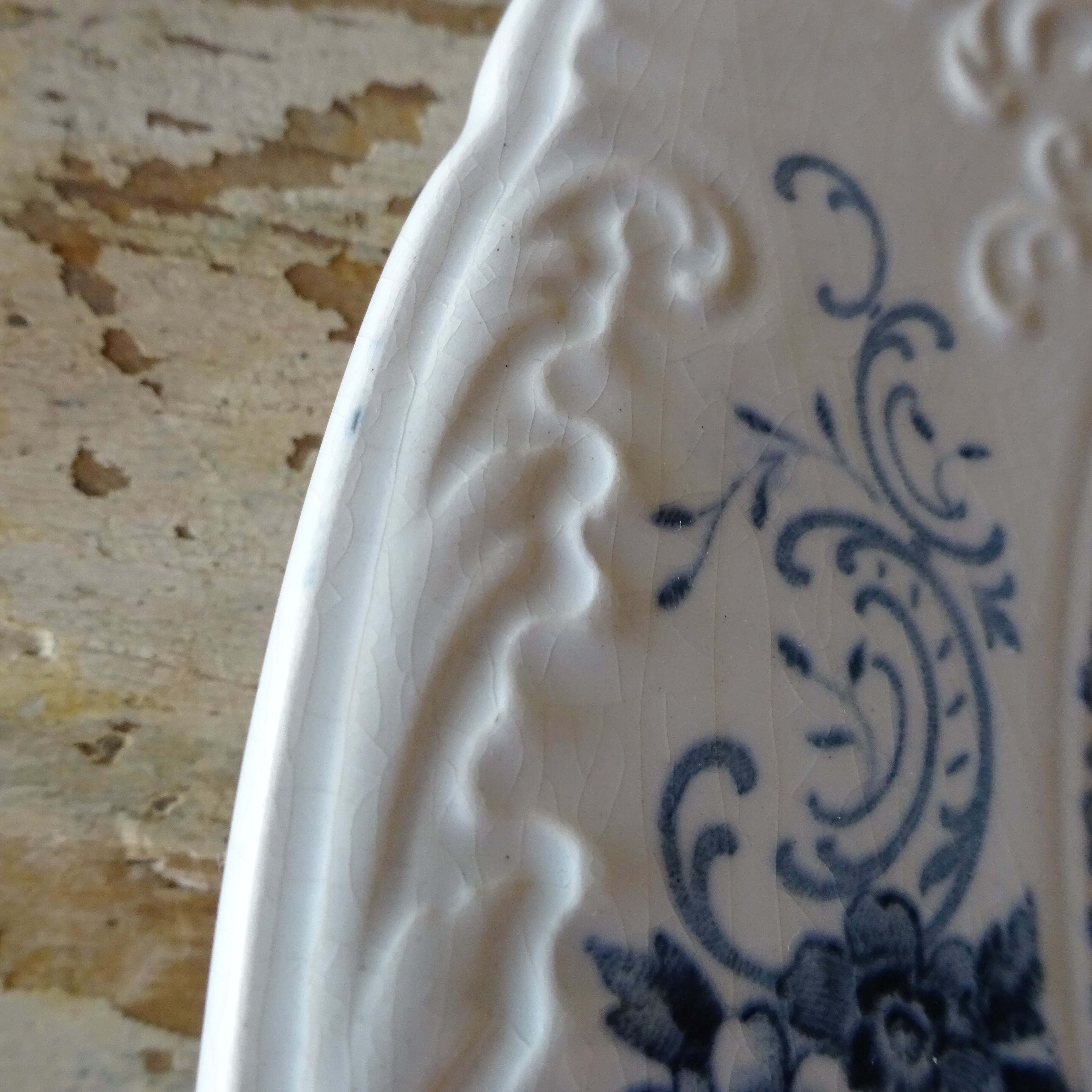 【 Nouveauté 】☆U & C SARREGUEMINES  modèle《AÏDA》assiette plate (A)