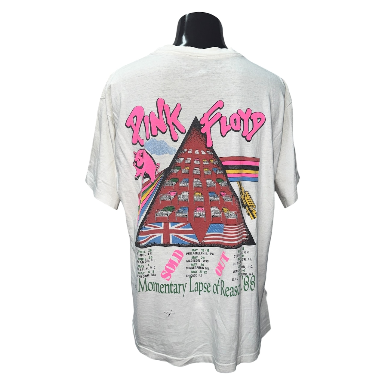 【PINK FLOYD】ピンクフロイド Momentary Lapse Reason 1988 Vintage Tシャツ