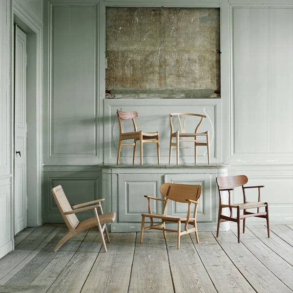 シートクッションプレゼント《即納》CH24 Yチェア ビーチ（ソープ