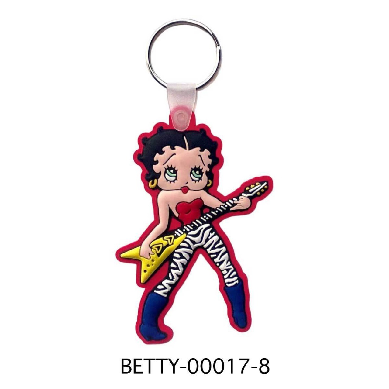 【BettyBoop】ラバーキーリング《4種》