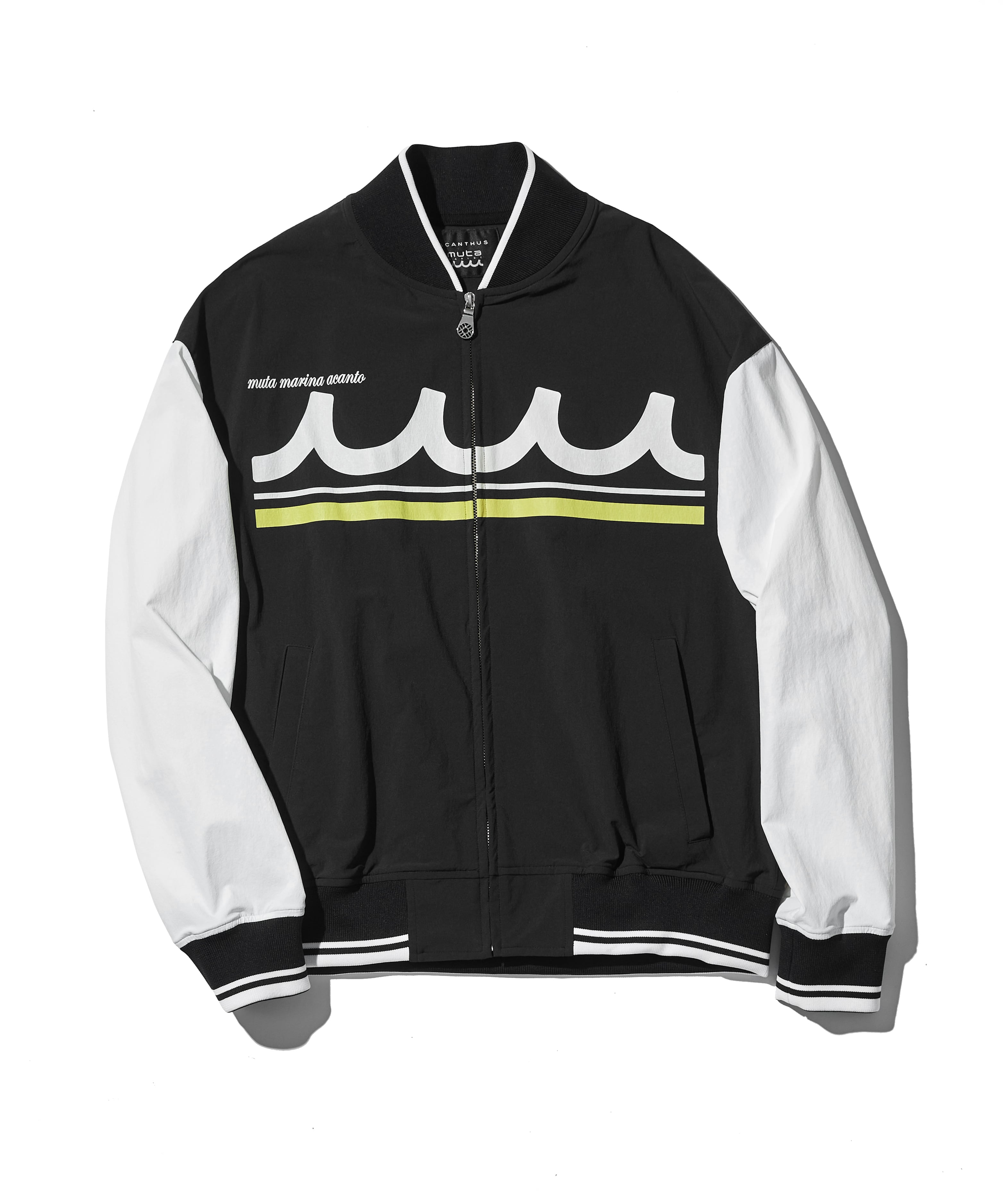muta MARINE ムータマリン ボンディング ジャケット S muta MARINE × ACANTHUS MA-1 ジャケット | ACANTHUS ONLINE STORE