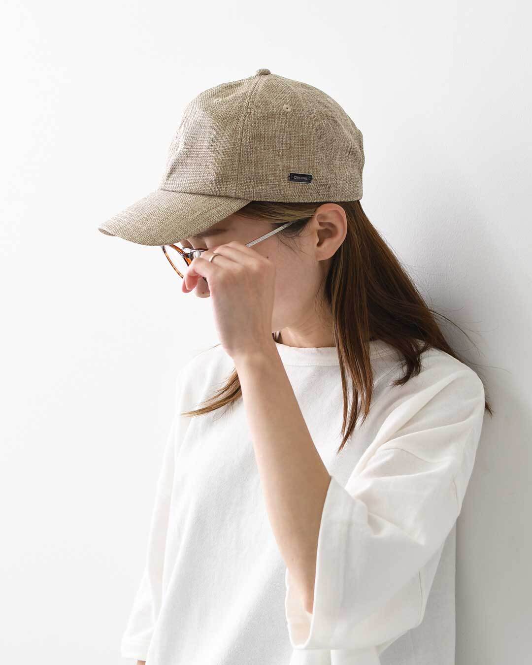 ORCIVAL [オーチバル・オーシバル] RAFFIA LIKE NATURAL 6PANEL CAP