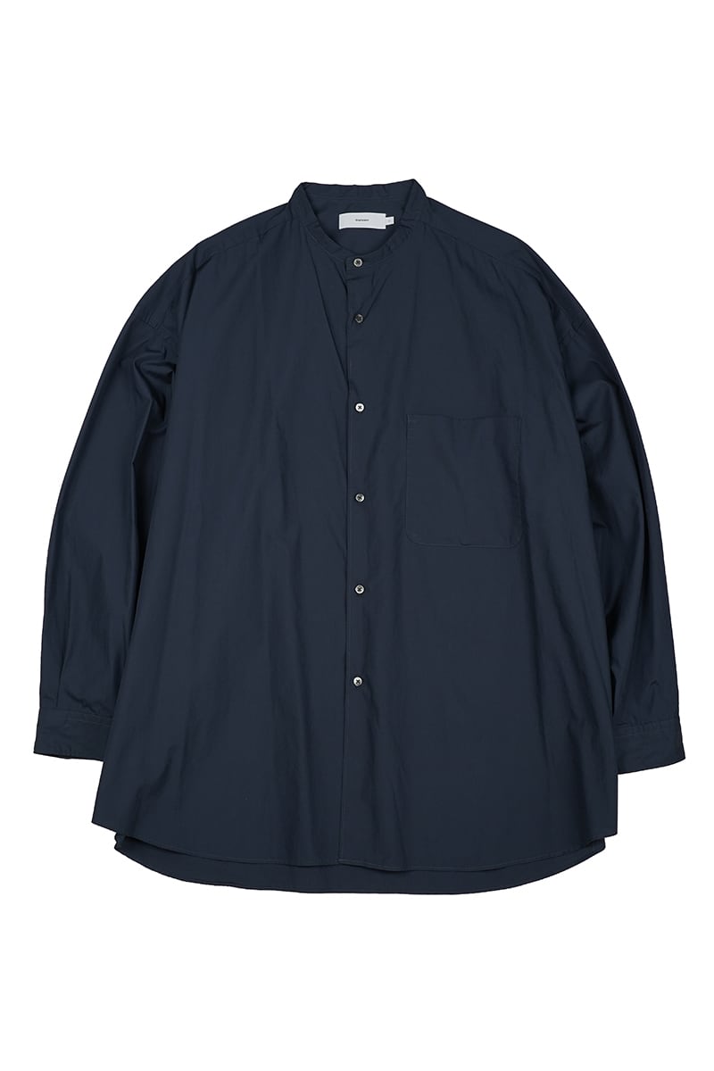 Graphpaper(グラフペーパー) Broad L/S Oversized Band Collar Shirt ...