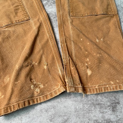 20s ブラウン ダブルニー カーハート Carhartt 32×34 詳細写真13
