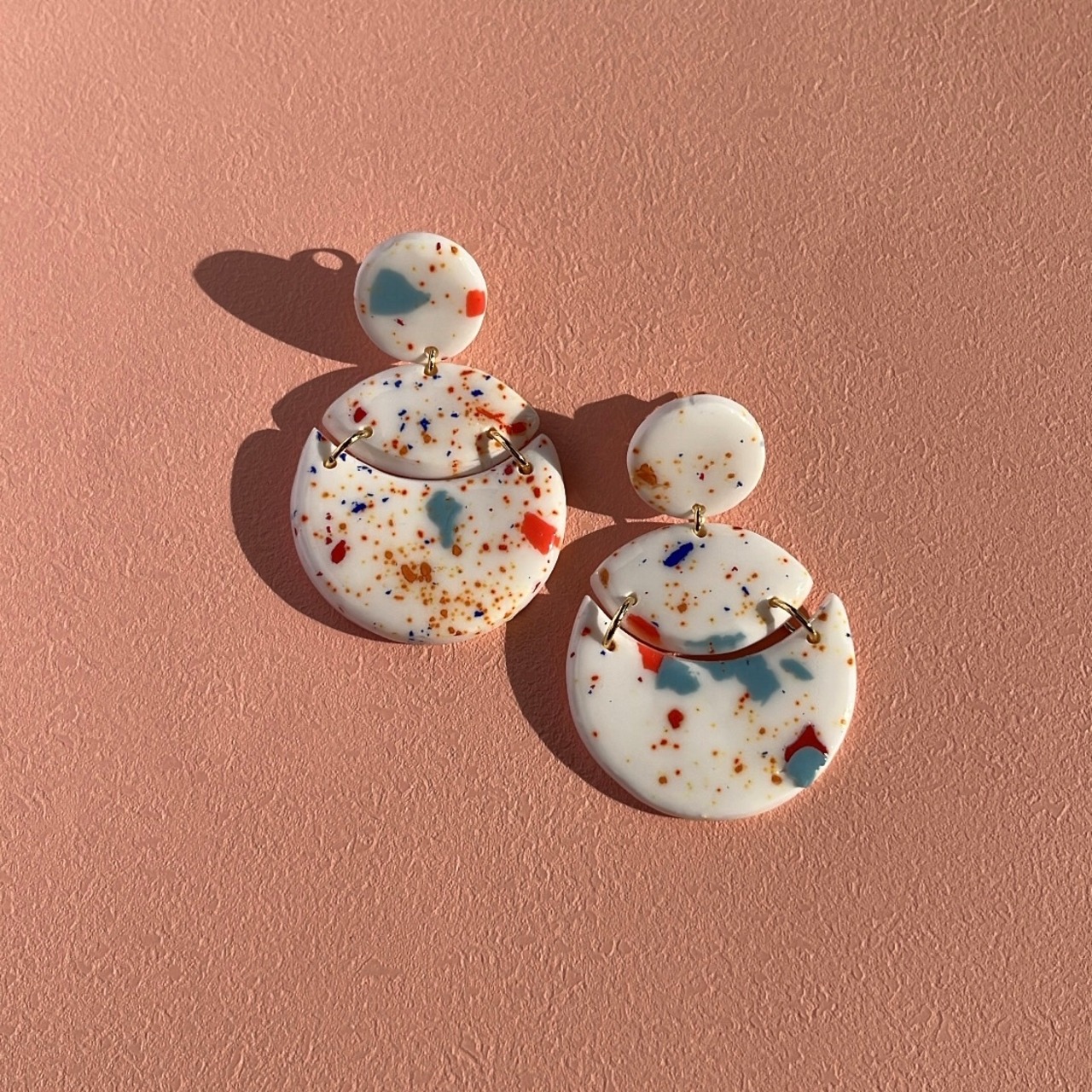 ポリマークレイピアス * サージカルステンレス