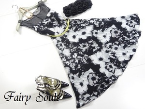 ★送料無料★11号☆揺れる花柄Aラインワンピドレス(OPN6660) 